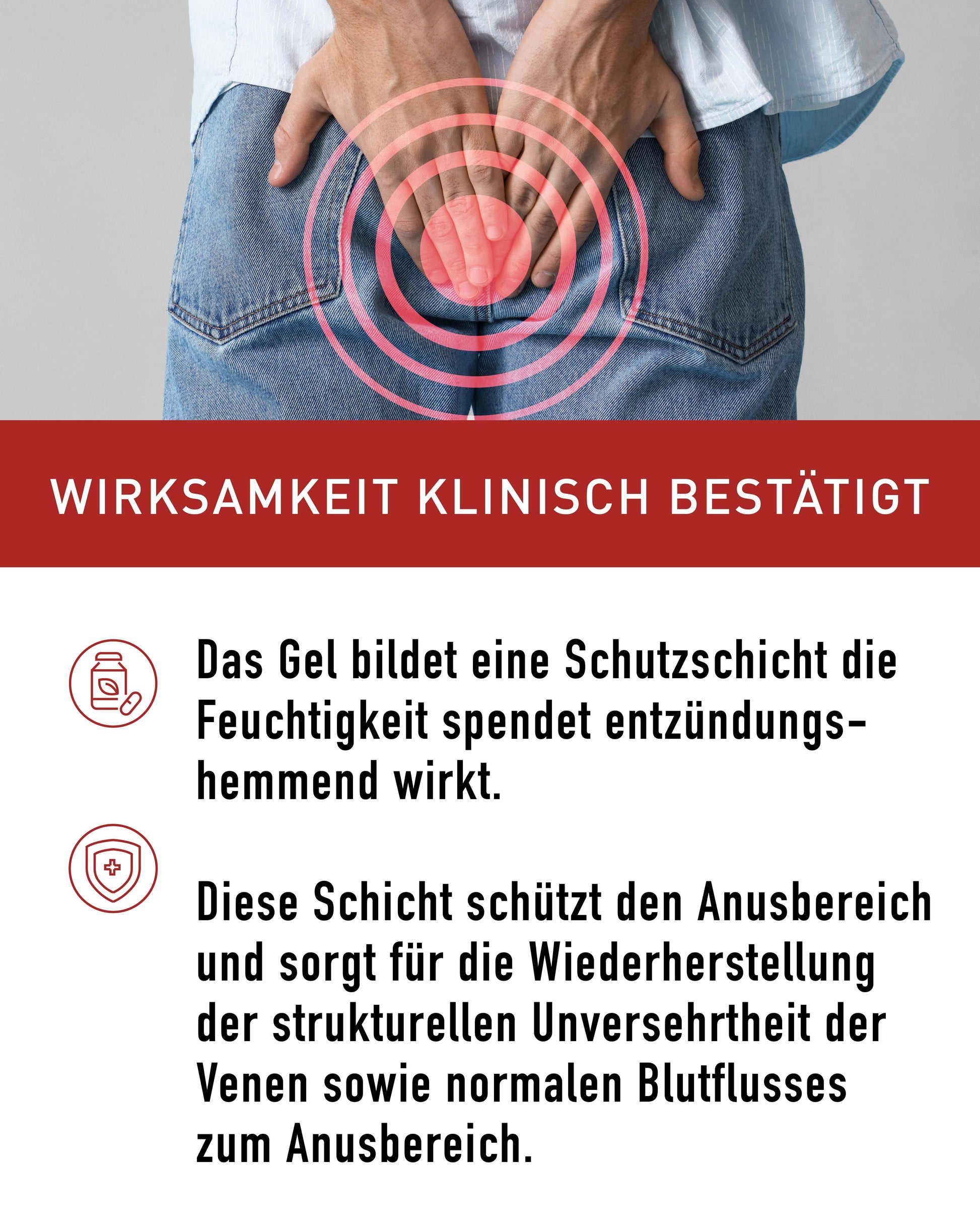 N1 Hämorrhoiden Gel 200 ml zur Linderung von Reizungen und Schmerzen bei äußeren Hämorrhoiden.