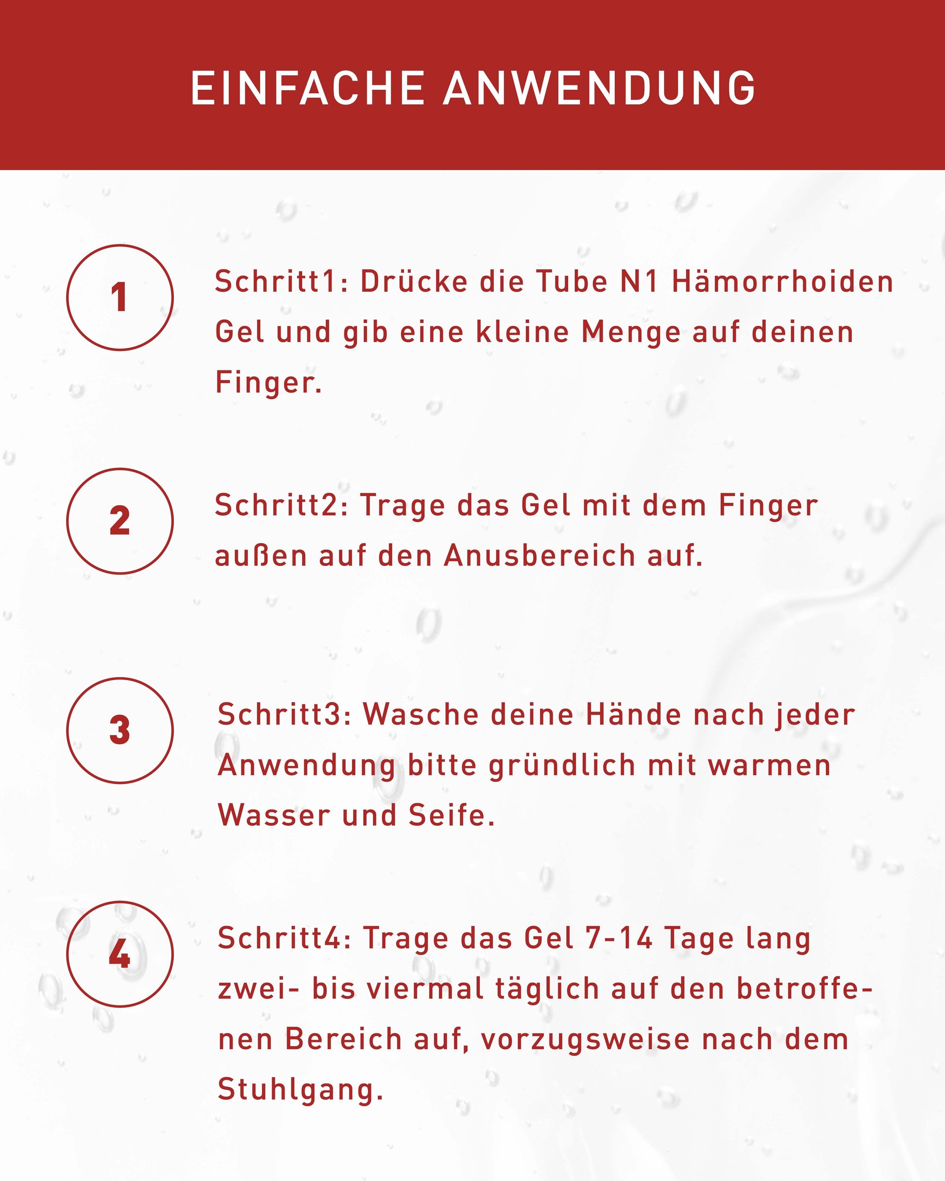 N1 Hämorrhoiden Gel 200 ml zur Linderung von Reizungen und Schmerzen bei äußeren Hämorrhoiden.