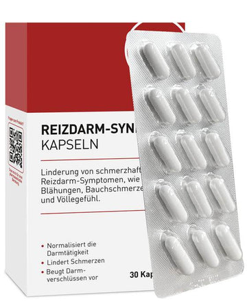Reizdarm Kapseln zur Linderung von Symptomen, 30er Packung, Apothekenqualität.