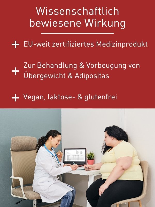 N1 Fett-, Zucker- und Kohlenhydrate Blocker, wissenschaftlich bewiesen, zertifiziertes Medizinprodukt zur Behandlung von Übergewicht, vegan, laktose- und glutenfrei.