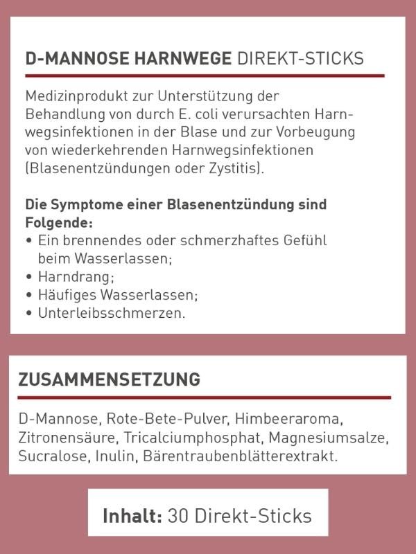 N1 D-Mannose Harnwege Direkt-Sticks 30 St. - N1 - SHOP
