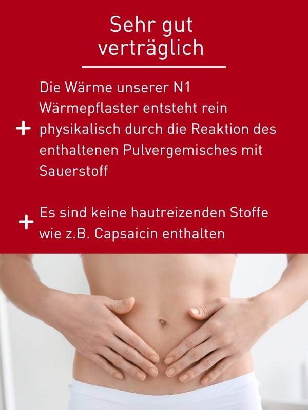 N1 Wärmepflaster bei Regelschmerzen, 12 St. - N1 - SHOP