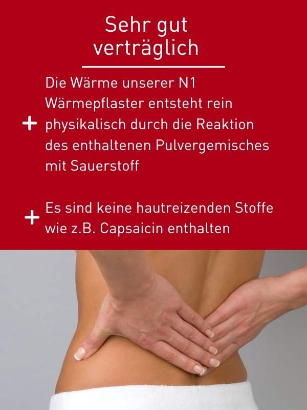 N1 Wärmepflaster für den Rücken, 8 St. - N1 - SHOP