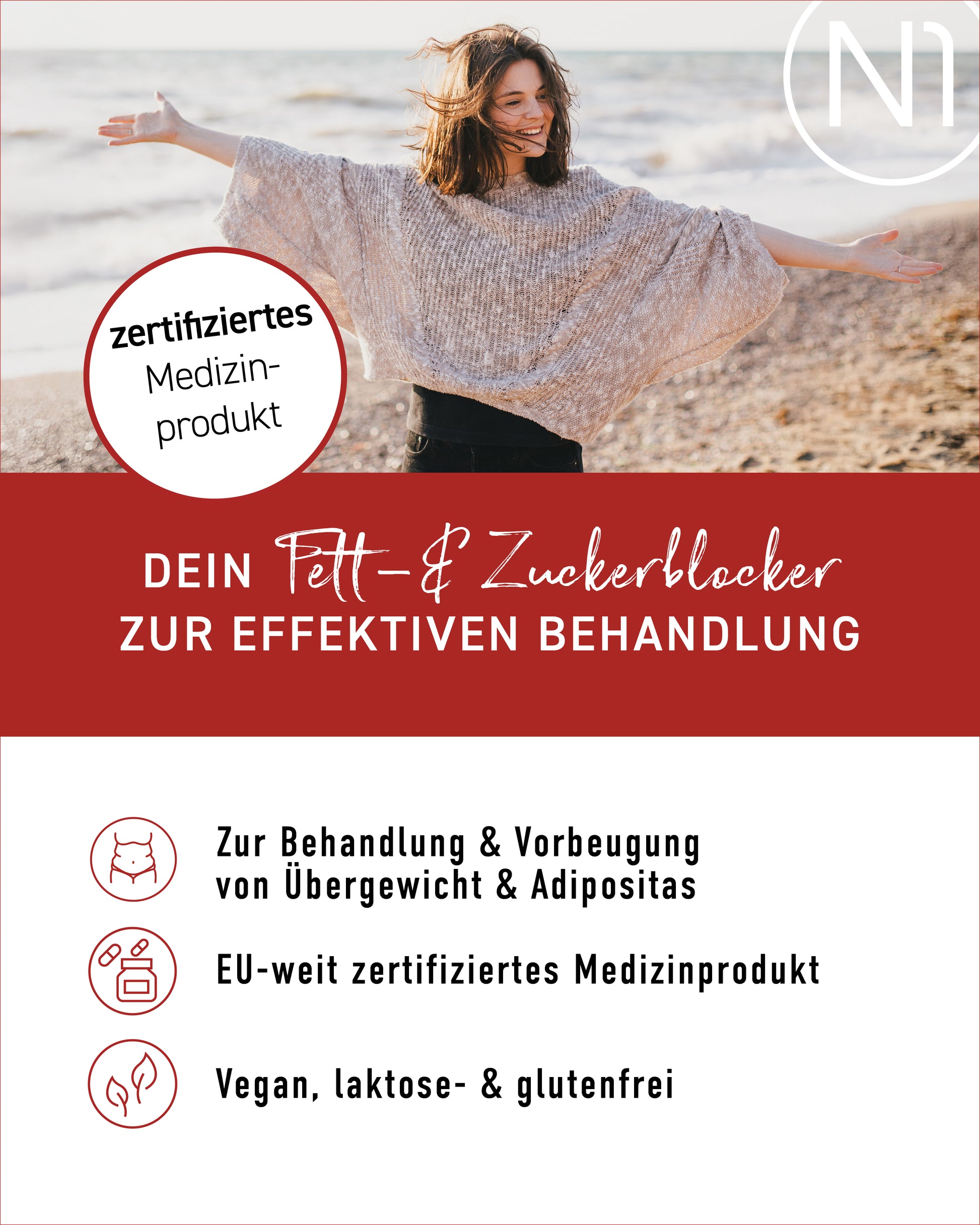 N1 Fett-, Zucker- und Kohlenhydrate Blocker 135 Tabletten - N1 - SHOP