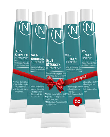 N1 Hautrötungen Pflegecreme, 150 ml - lindert Rötungen, Äderchen, Brennen, Juckreiz