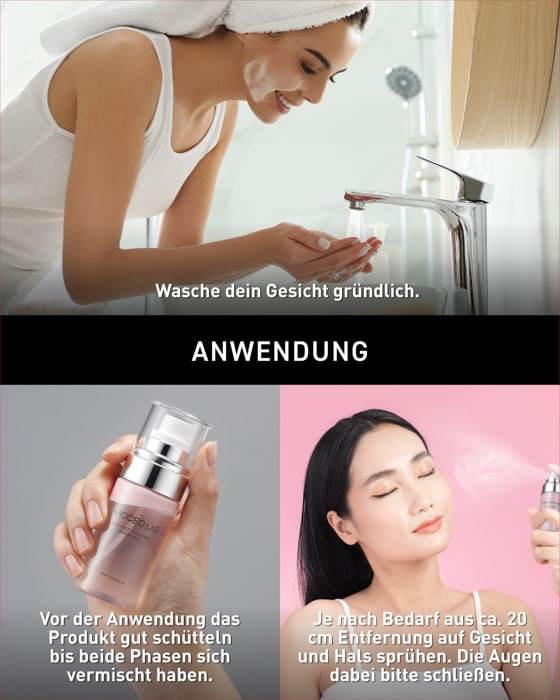 Aroceolab Korean Beauty, Luxuriöser Creme-Nebel für Strahlkraft und Volumen-Effekt 60ml, aus deutscher Apotheke. 