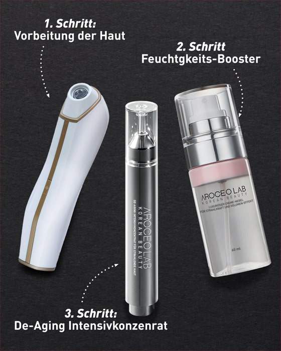 Aroceolab Korean Beauty, Luxuriöser Creme-Nebel für Strahlkraft und Volumen-Effekt 60ml, aus deutscher Apotheke. 