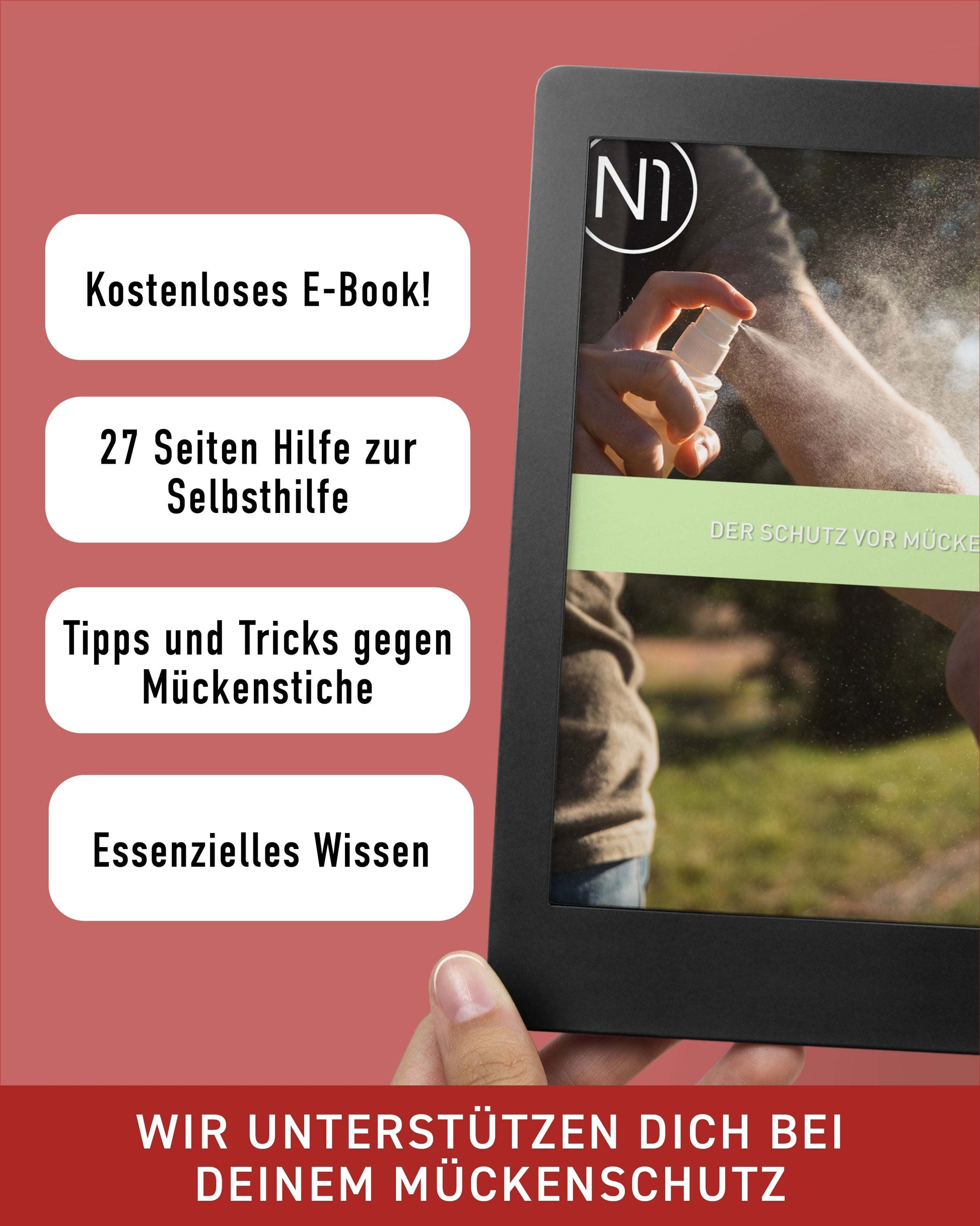N1 Mückenspray, 3x100ml [Mückenschutz und Insektenschutz Spray] - N1 - SHOP