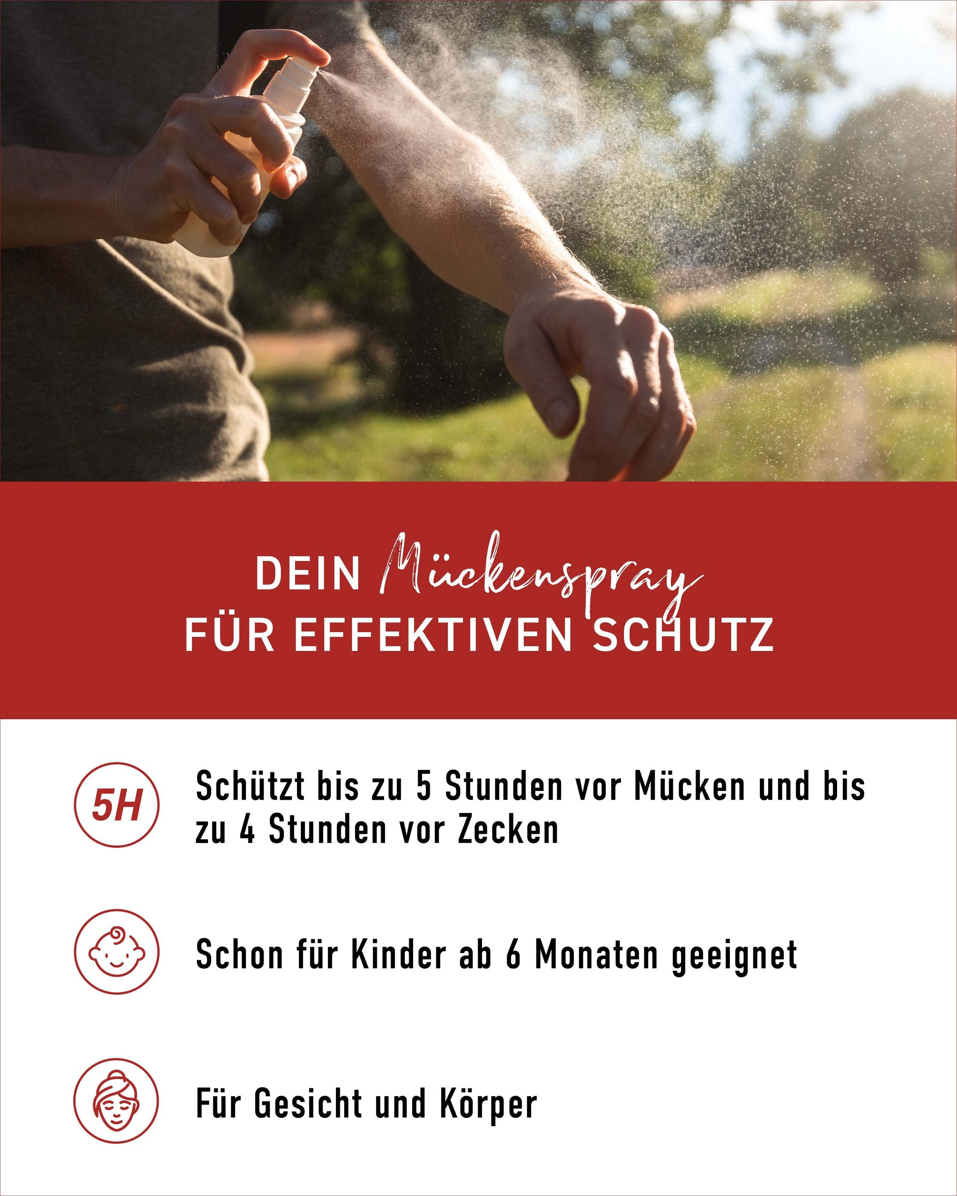 N1 Mückenspray, 3x100ml [Mückenschutz und Insektenschutz Spray] - N1 - SHOP
