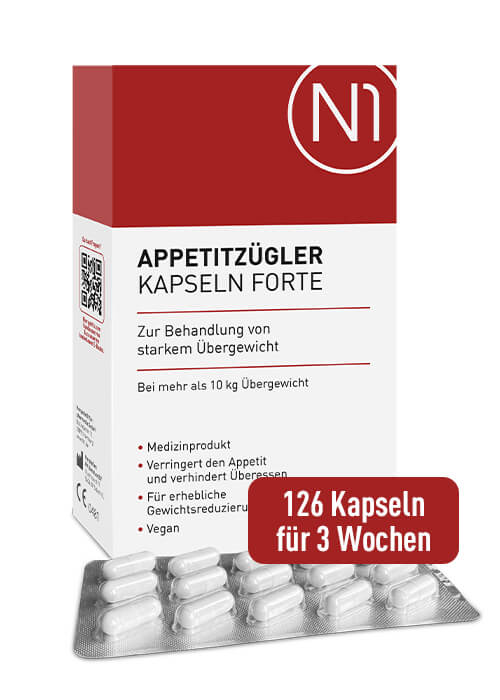 N1 Appetitzügler Forte Kapseln 126 St. - N1 - SHOP