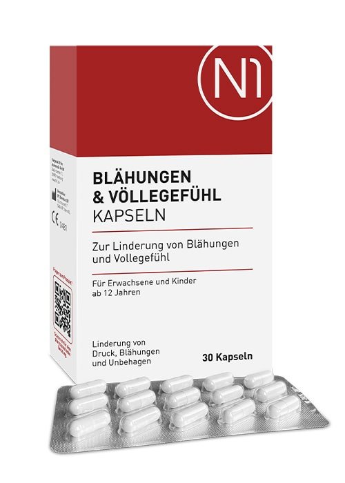 N1 Blähungen & Völlegefühl Kapseln, 30 St. - N1 - SHOP