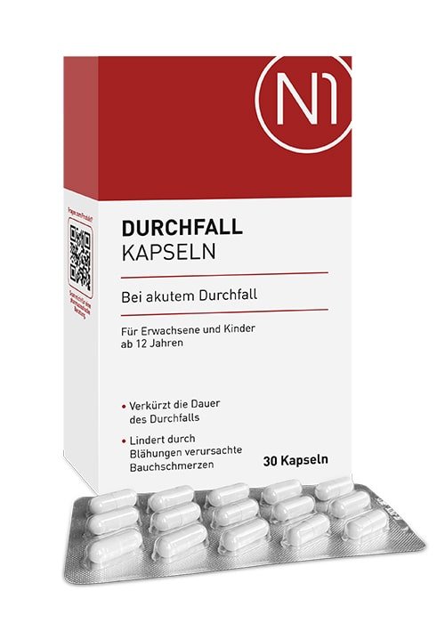 N1 Durchfall Kapseln, 30 St. - N1 - SHOP