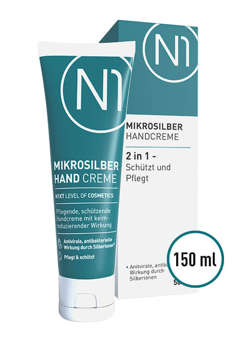 N1 Mikrosilber Handcreme, 150ml [inkl. Desinfektion] - N1 - SHOP