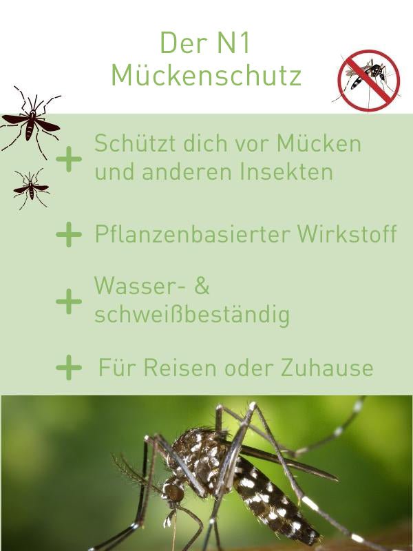 N1 Mückenspray, 100ml [Mückenschutz und Insektenschutz Spray] - N1 - SHOP