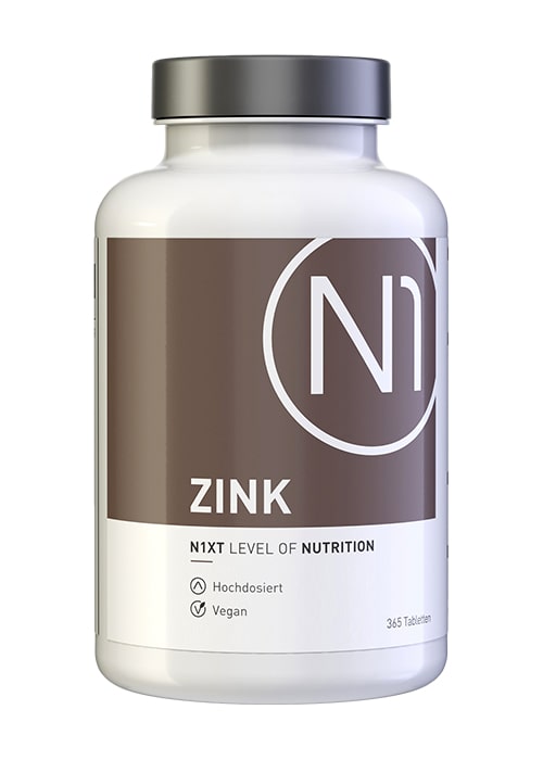 N1 ZINK 25mg, 365 vegane Tabletten - N1 - SHOP