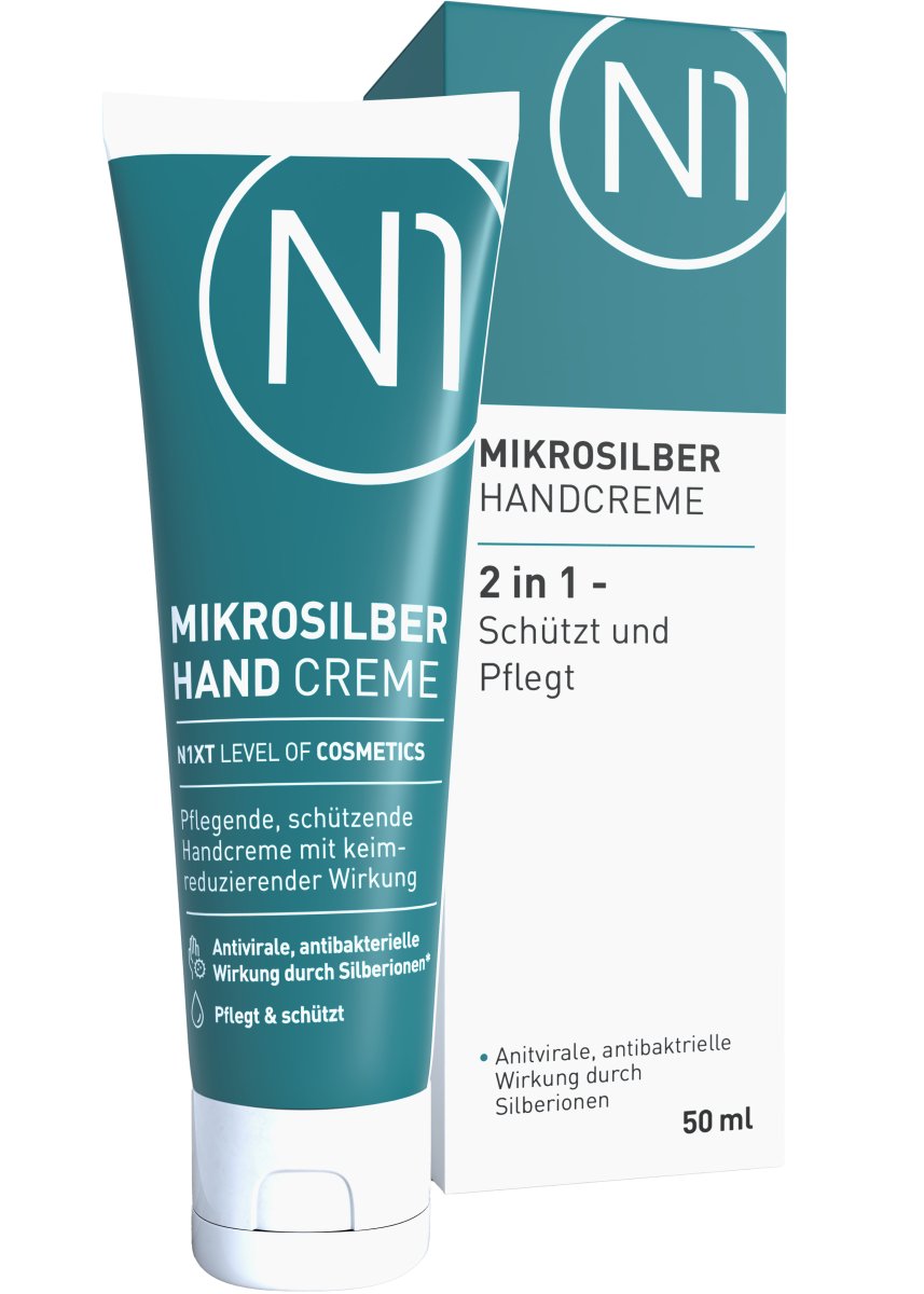 N1 Mikrosilber Handcreme, 50ml [inkl. Desinfektion] - N1 - SHOP