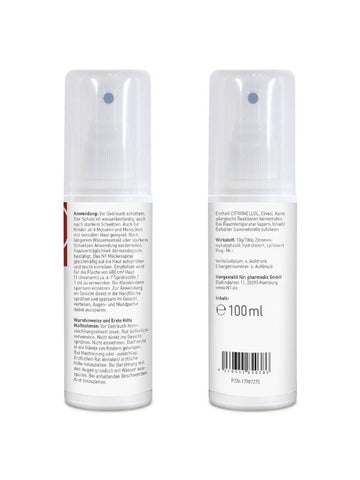 N1 Mückenspray, 2x100ml [Mückenschutz und Insektenschutz Spray]