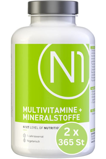 N1 Multivitamin hochdosiert, 2x365 Tabletten