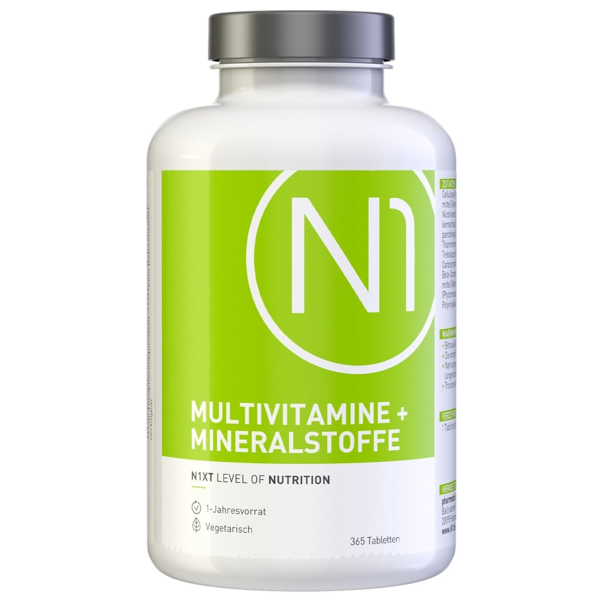 N1 Multivitamin hochdosiert, 365 Tabletten - N1 - SHOP