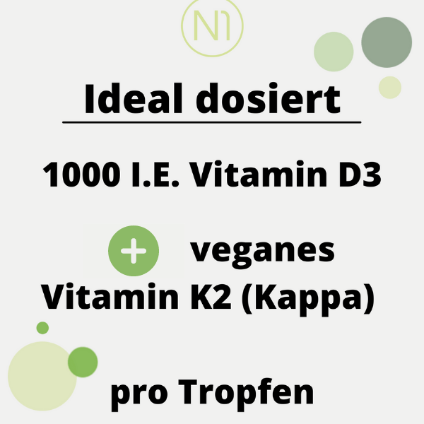 N1 Vitamin D3 K2 Tropfen, 2x20ml - N1 - SHOP