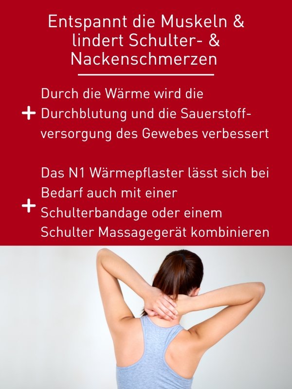 N1 Wärmepflaster für Schultern und Nacken, 4 St. - N1 - SHOP