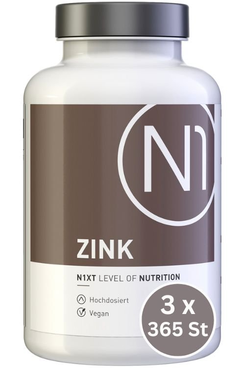 N1 ZINK 25mg, 3x365 vegane Tabletten - N1 - SHOP