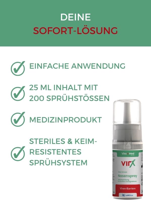 VirX Viren Schutz Nasenspray 25 ml - N1 - SHOP